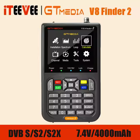 GTMEDIA V8 Finder 2/PRO Satellite Signal Finder DVB S/S2/S2X HD 1080P Receptor TV Signal Receiver Sa