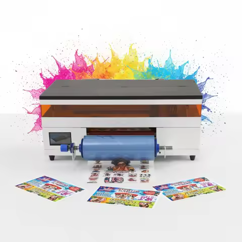 Cheap Best Selling Small A3 Uv Dtf Printer Lable Printing Machine Roll to Roll with Laminator All in