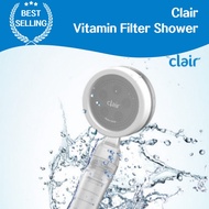 Clair Vitamin Filter Shower (CS01CAB-VF) - Atopy-safe, Mensol-Scented, Rust Removal, High-Pressure H