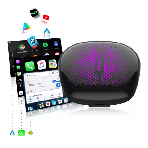 iHeylinkit CP908 5G Wireless Carplay Android Auto Support Android 13 Car AI Box HD Output Google Pla