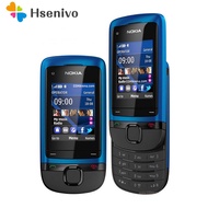 Nokia C2-05 Original 2G GSM Unlocked Nokia C2-05 Slide Cell Phone