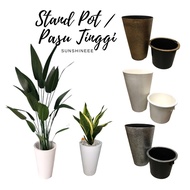 Pasu Pokok Viral | Pasu Bunga Hiasan | Pasu Plastik Tinggi | PVC Vase Real Plant | Hydroponic Plant 