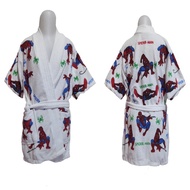 Ready Stock Kimono Handuk Mandi Anak Spiderman K (3-4 Tahun) Bahan Lembut Menyerap Air Z3N8