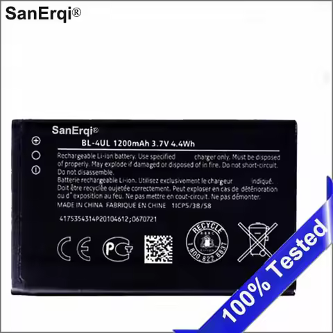 BL-4UL Phone Lithium Polymer Battery 1200mAh Perfect For Nokia Asha 225 Asha225 BL 4UL High Quality 