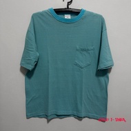 Vintage GAP T-Shirt • Striped Front Bag Genuine USA Single Seam From Second-Hand Sacks