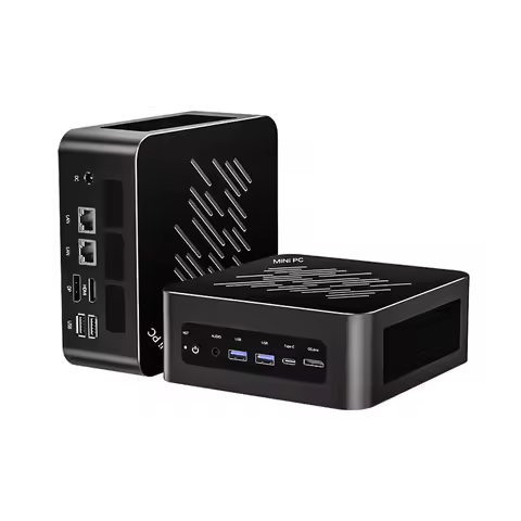 AMD Ryzen AI 7 PRO 360 AI 9 HX 470 370 R7 8845HS 7840HS Mini PC Dual LAN 2xDDR5 PCIe4.0 Windows 11 P