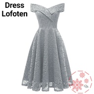 MJ Mini Dress lofoten md lofo dress pesta ada pilihan size bahan brokat good qulaity DRESS NATAL DRE