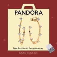 100% S925 Silver Jewelry with box Exquisite Gift Couple Gift Set Pandora Era Lab-Grown Diamond Stati