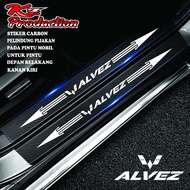 Alvez Car Sill Plate Cutting Stickers Wuling Alvez Car Door Step Stickers