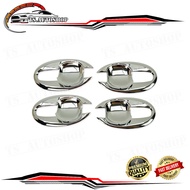 ถ้วยรองมือเปิดประตู สีโครเมี่ยม Toyota Hilux Vigo Mk6 Mk7 ขนาด 12.5x21.5x1 จำนวน 1 Piece ปี 2005 - 2