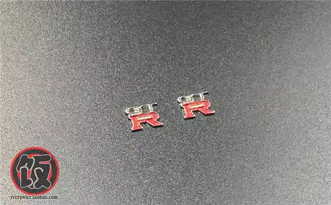 Metal "GTR" Logo Sticker for CAPO GTR R34 rc car parts