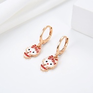 Hyl Jewelry 349E Anting Titanium Anak Anti Karat Karat Dan Luntur Tidak Selamanya Emas Bayi Muda Asl