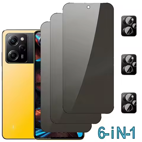 Poco F5 Privacy Glass Poco X5 Pro 5g Tempered Glass For Xiaomi Poco X4 X3 F4 GT X3 Pro Film Smartpho