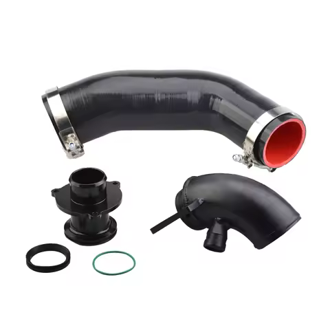 Silicone Intake Hose Pipe Turbo Inlet Elbow Muffler Delete For VW Golf MK7 R Audi 2015 With V8 MK3 A