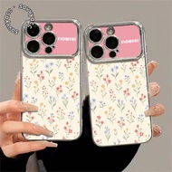 PLATING CROME CASE FLORAL GARDEN FOR SAMSUNG A04E A05 A05S A06 A07 A12 A13 A14 A15 A16 A17 A23 A24 A