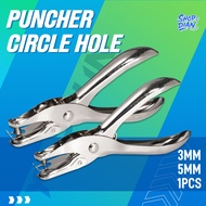 JOY One Hole Hang Tag Puncher 3mm/5mm Ticket Puncher Circle Metal Fastener Hole Puncher Quality