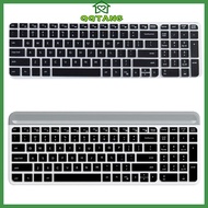 QQ* Keyboard Cover Thin Silicone Keyboard Cover for K580 K585 K470 MK470 Keyboard