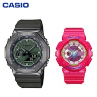 เดิม G-Shock Baby-G GM2100 BA112 ผู้ชายและผู้หญิงกีฬานาฬิกาคู่ตั้ง 200 เมตรกันน้ำกันกระแทกกีฬาคนรักก