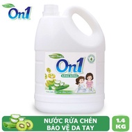 Nước rửa chén nước rửa bát On1 thiên nhiên tinh chất Kiwi & Aloe Vera sáng bóng bảo vệ da tay - Happ