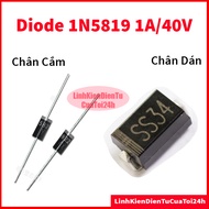 Pack of 10 1N5822 - Schottky Diode IN5822 3A/40V DO-41 Pin, SS34 Pin - Good Quality 5822 - Fast Diod