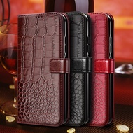 Crocodile Leather Case Sony Xperia XA XA1 XA2 Ultra Plus Z5 Plus Premium Flip Cover