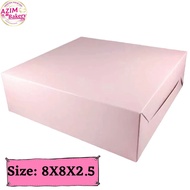 TALAM BOX NO WINDOW  8X8X2.5 (5PCS) KOTAK KUIH TALAM | KOTAK KUIH | KOTAK KEK BROWNIES by AZIM BAKER