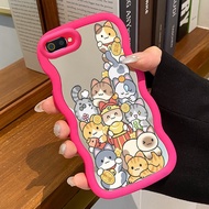 Casing For Realme C2 C2s OPPO A1K Case Casing Cartoon Animal Group HP Pattern Cesing Macaron Case Mi