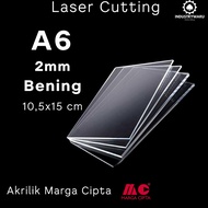 A6 2mm Clear Acrylic