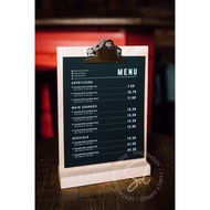 StandingmenuA5 A5 Folder