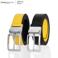 Louis Montini (BURANO) เข็มขัดผู้ชาย Men Belt เข็มขัดหนังวัวเเท้หัวหมุน MGN250