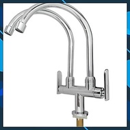Double sink faucet, 2-lever sink faucet, 2-drawer sink faucet, two-drawer faucet,