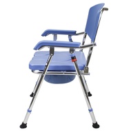 ♞,♘,♙,♟898B Heavy Duty  Adjustable Commode Chair with Chamber Pot Arinola with chair