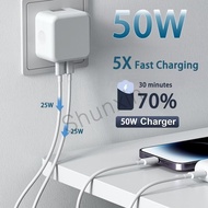 50W Charger Cable 20W Fast Charging USB C to USB C Type C To USB Cable for 11 12 13 14 15 Quick 40W 