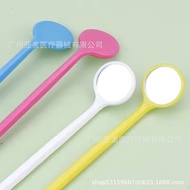 Dental Mirror Disposable Color Individually Packaged Plastic Dental Mirror Dental Inspection Care Mi