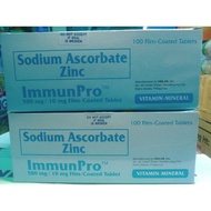 【Hot sale】Immunpro (Sodium Ascorbate +Zinc )100Pcs