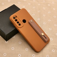 Carristo Realme 5 / Realme 5S / Realme 5i / Realme 6i Simple Back Silicone Case with I-Ring Ring Sof