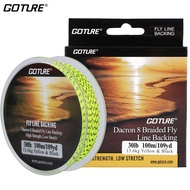Goture 100M 8 Strands Fly Line Backing 20LB 30LB High Strength Low Stretch Trout Dacron Braided Fish