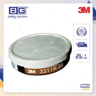 (1 Pc) 3M 3311k-55 Organic Vapor Cartridge With Dust/mist Filter
