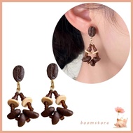 Boom Chic Coffee Bean Inspired Earrings New Chinese Ethnic Style  Beaded Earrings