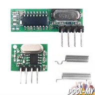 【DOOL】433 Mhz Superheterodyne RF Receiver and Transmitter Module Remote Control