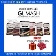 ✹◐[Raya Promo] GUMASH Hair Color Pewarna Rambut Halal Telap Air Sah Solat Colour Warna Cantik Lembut