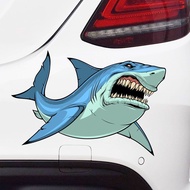 Fierce Shark Car Modified Cartoon Car Sticker Scratch Block Door Decoration Sticker