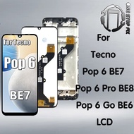 For Tecno Pop 6 Pro 6Pro BE8 BE7 BE6J LCD Display Touch Screen Digiziter Assembly For Tecno Pop6 Go
