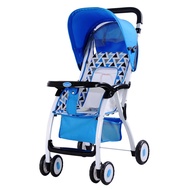 Travel stroller for babies with 3 positions baobaohao 711 (red-Blue)