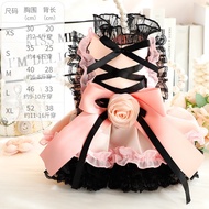 Váy Cưới Thêu Mùa Xuân Thu Đông Cho Chó Mèo Váy Cưới Cho Thú Cưng Nhỏ Váy Cưới Cho Chó Chó Bichon Te