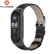MIJOBS Strap for Xiaomi Mi Band 8 9 10 7 6 5 /Mi Band 8 / Mi Band 6 / mi smart band 9 Genuine Leath