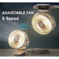 Table Fan Portable Fan USB Rechargeable Fan Multilevel Speed Cooling Fan Table Desktop Fan Minimalis