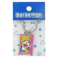 Doraemon 哆啦A夢 金屬透明吊飾鑰匙圈 38 x 27mm  任意門  1個