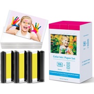 [in stock] Compatible Canon Selphy CP1300 CP1500 Paper and Ink KP-108IN 3 Color Ink Cartridges and 1