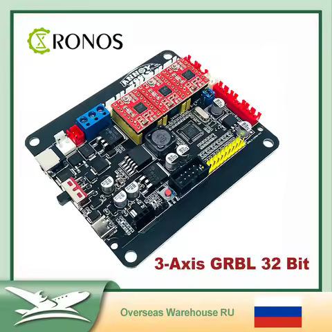 32-Bit Motherboard A4988/DRV8825 Driver GRBL 3-Axis USB Control Board,With Offline Used For 3d Print